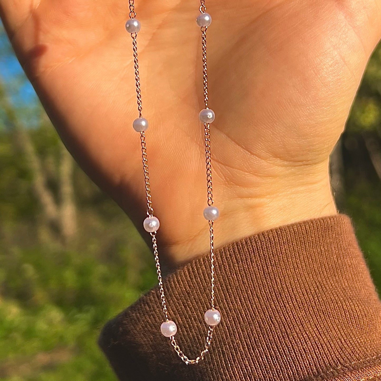Pearl and Gold Necklace