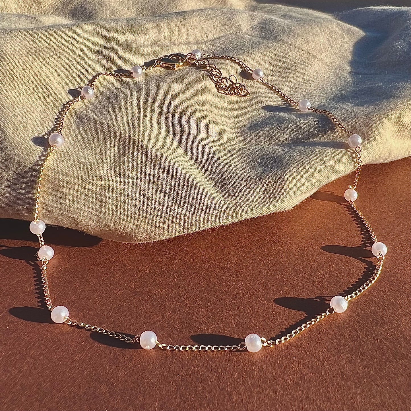 Pearl and Gold Necklace