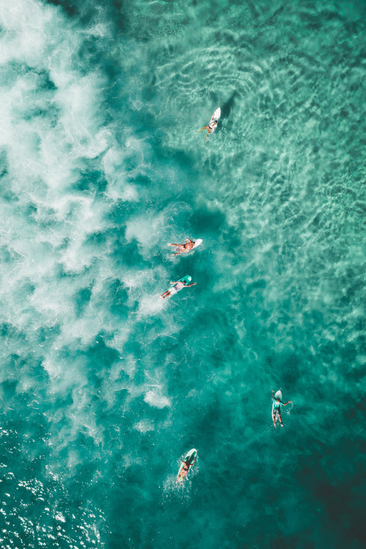 Surfing in South England