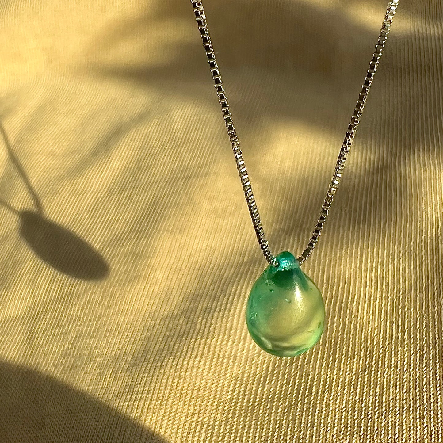 Tear Drop Pendant Necklace