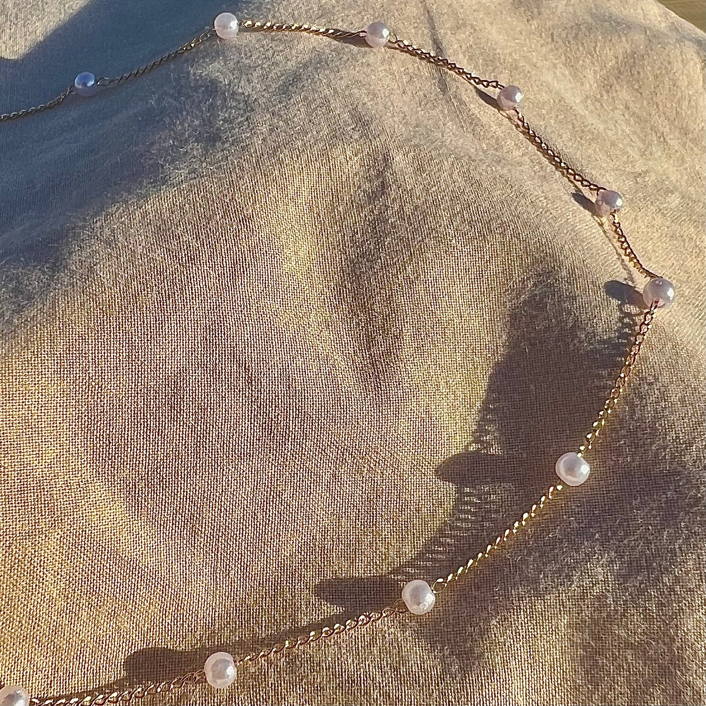 Pearl and Gold Necklace