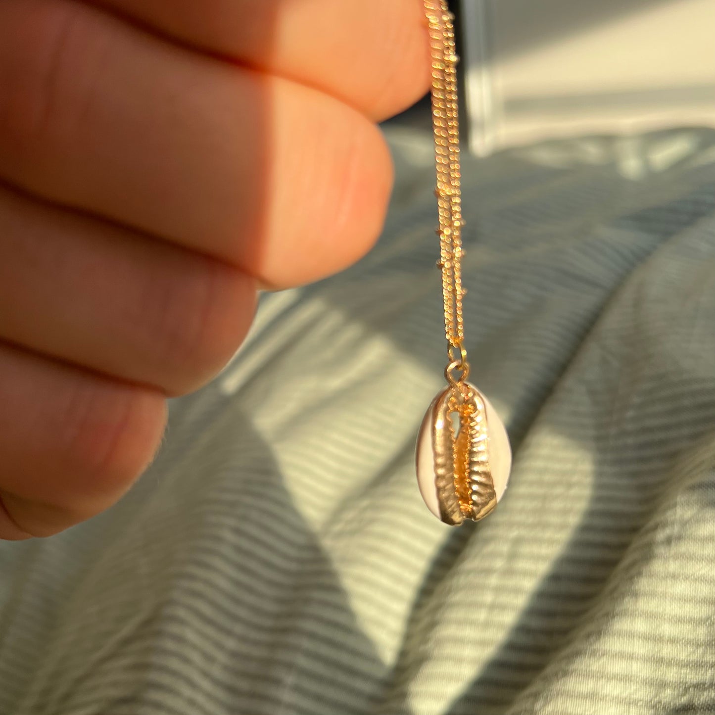 Gold Conch Shell Necklace