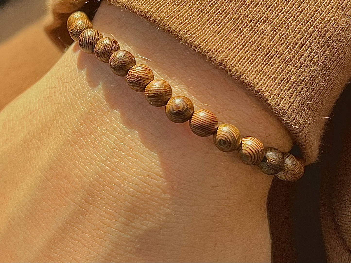 Wooden Beaded Bracelet