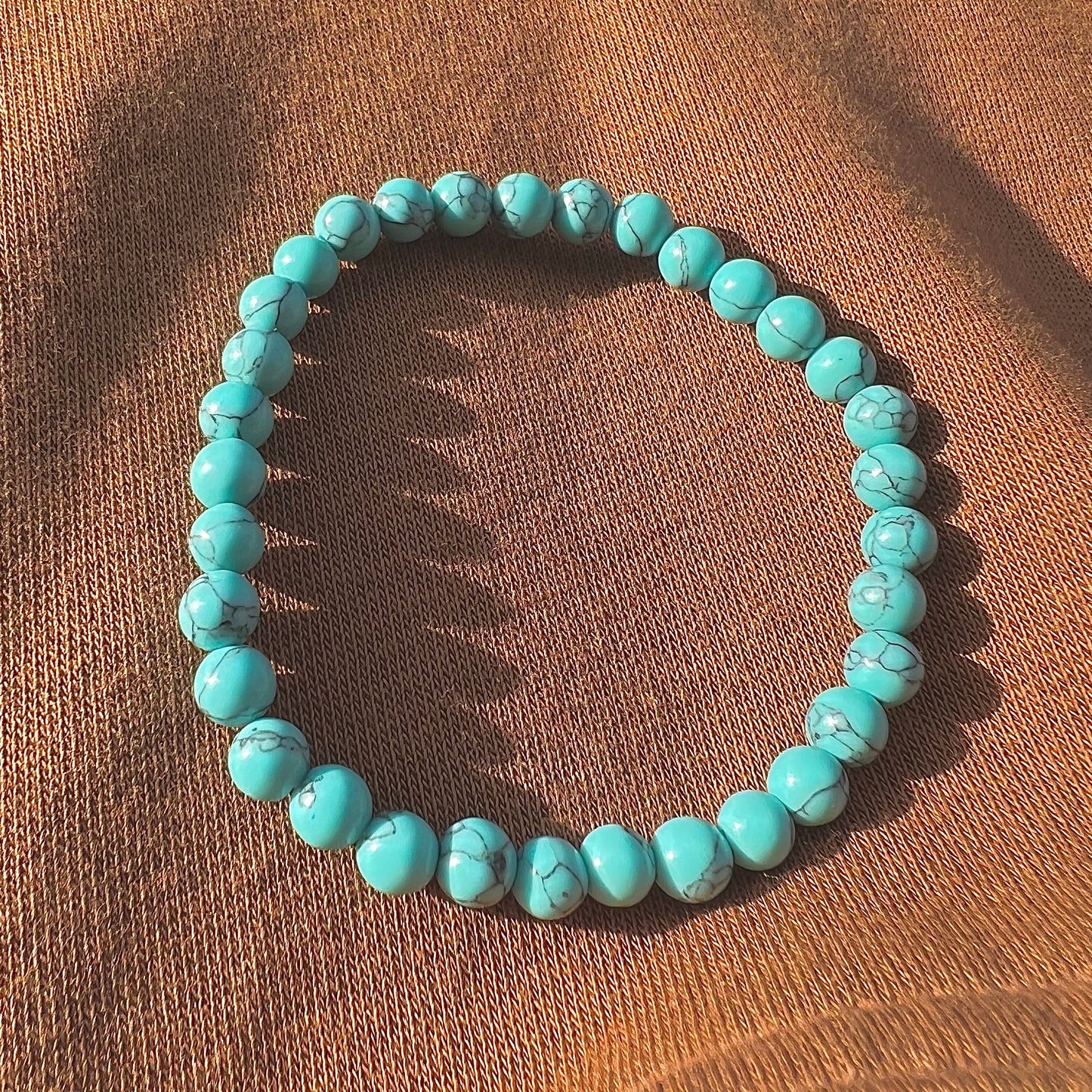 Light Blue Beaded Bracelet