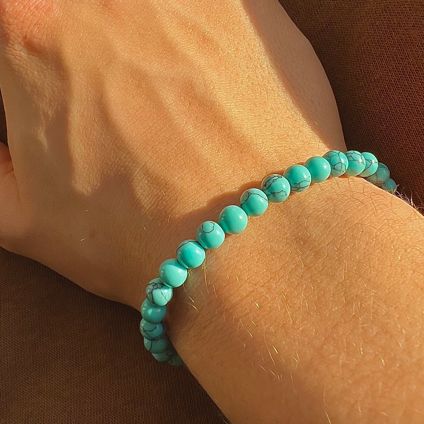 Light Blue Beaded Bracelet